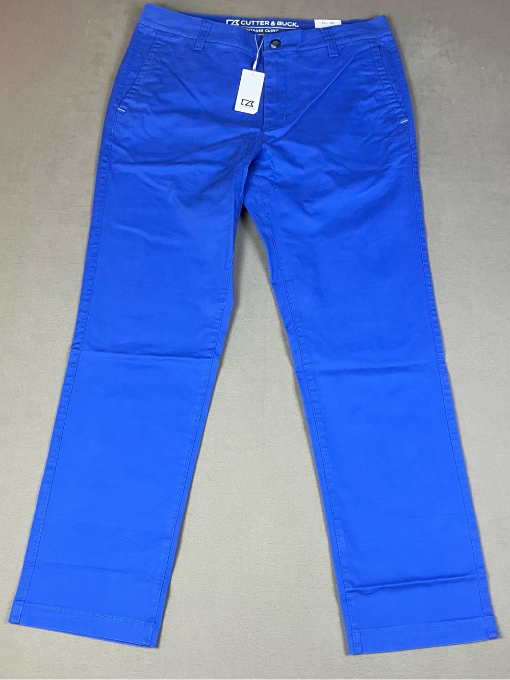 Cutter & Buck Men's Size 32x30 Voyager Blue Chino Golf Pants NWT! New with tags,